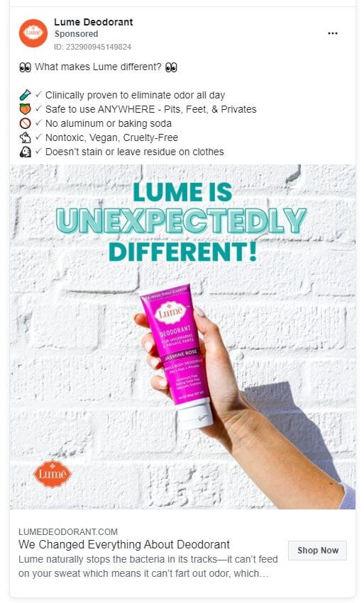 ad lume deodorant 1