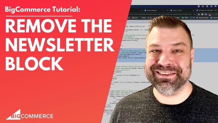 Remove the Newsletter on BigCommerce
