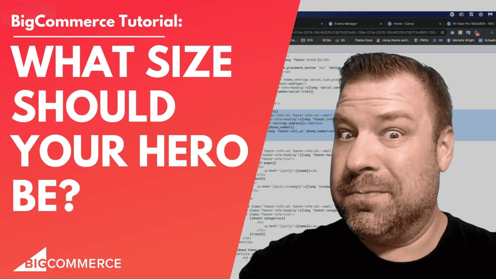 what size should your hero be on bigcommerce